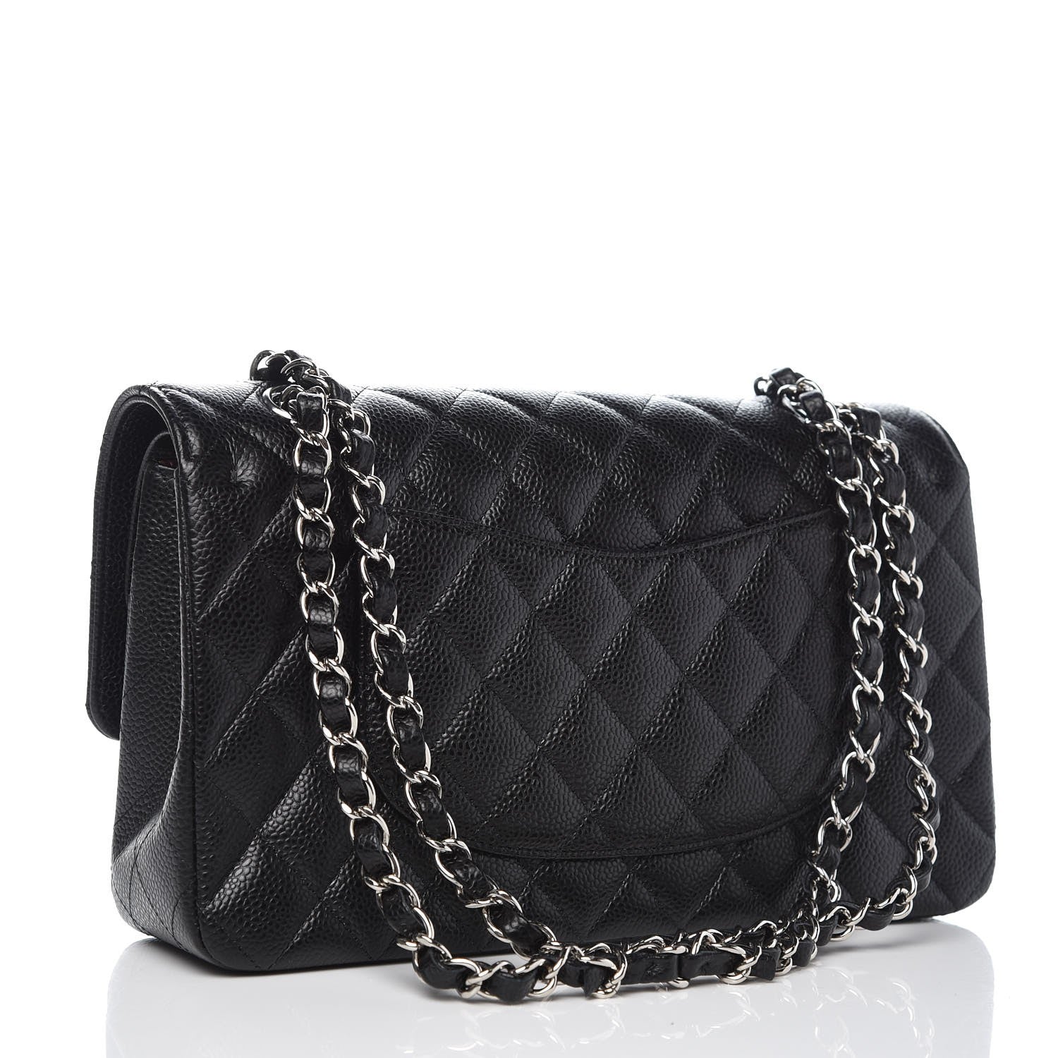 Chanel Caviar Quilted Medium Double Flap Black 3 of 8