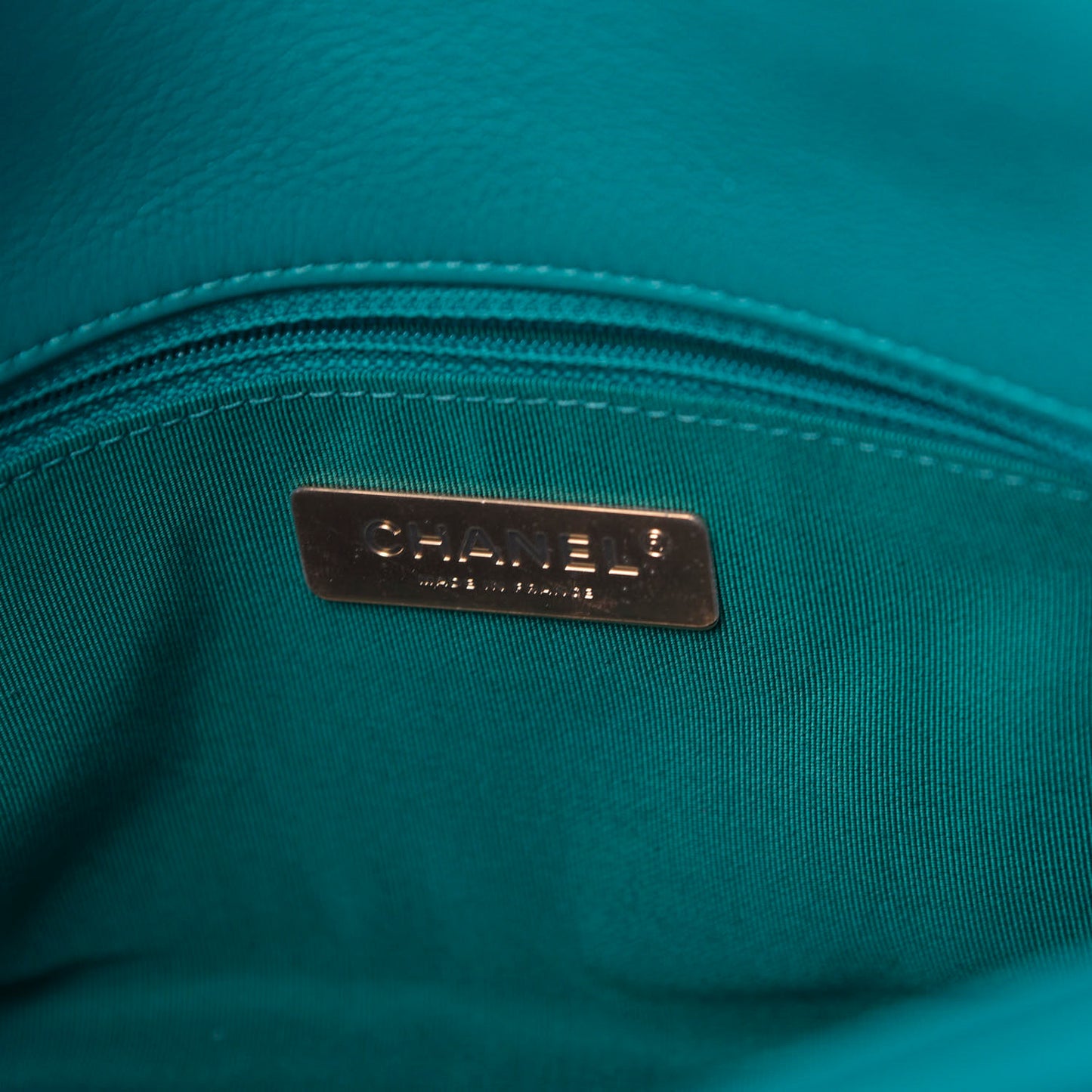 Lambskin Quilted Medium 19 Flap Green