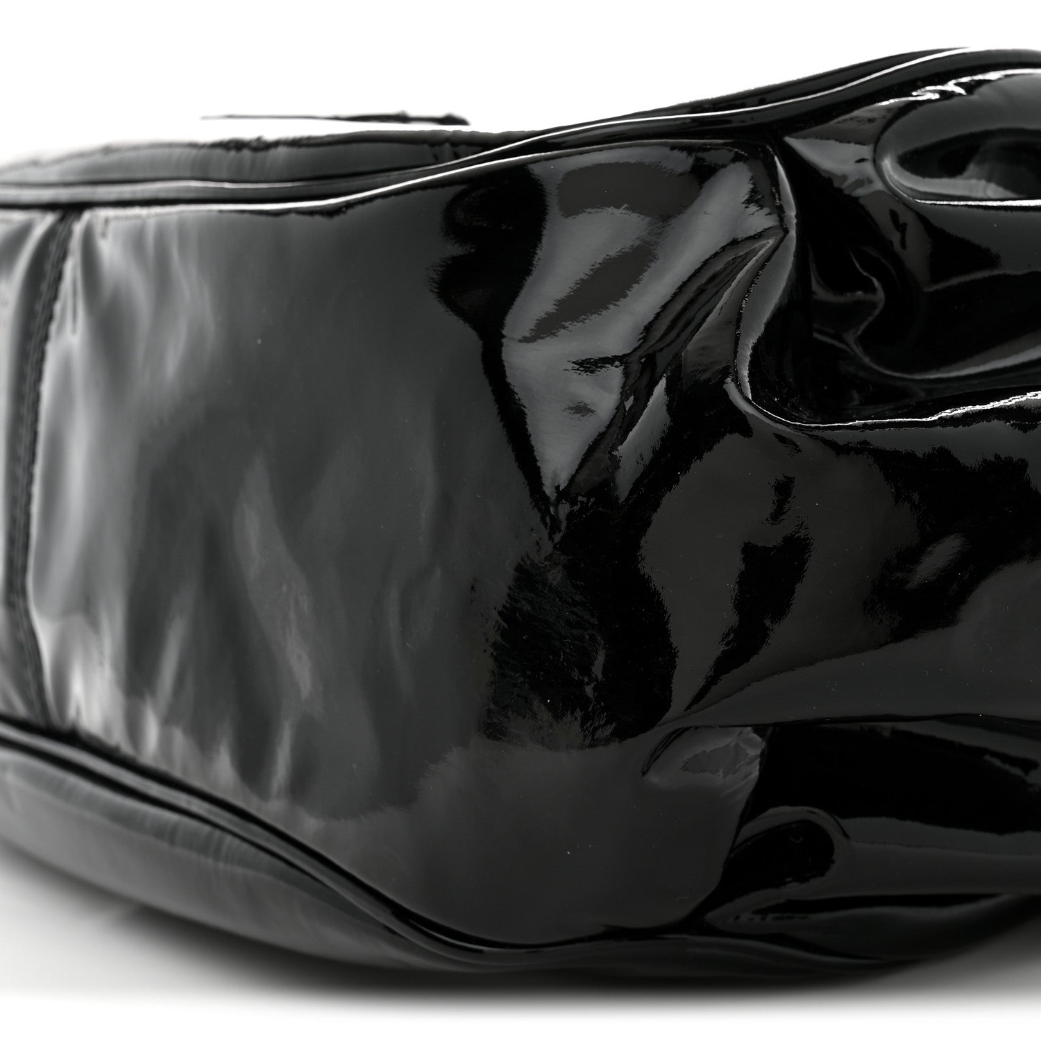 Chanel Patent Camellia Shoulder Bag Black 1923487 – FASHIONPHILE