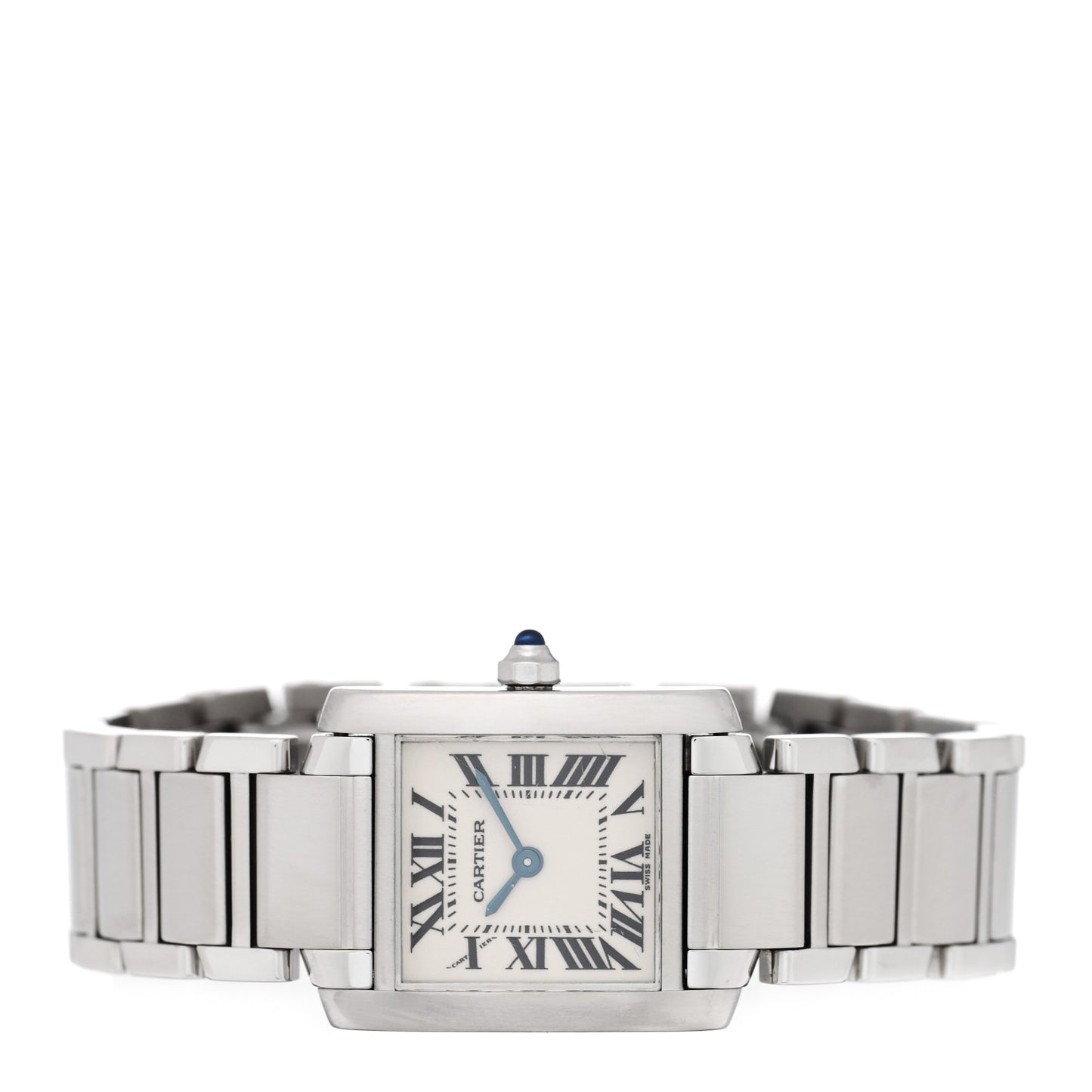 Stainless Steel 20mm Tank Francaise Quartz Watch