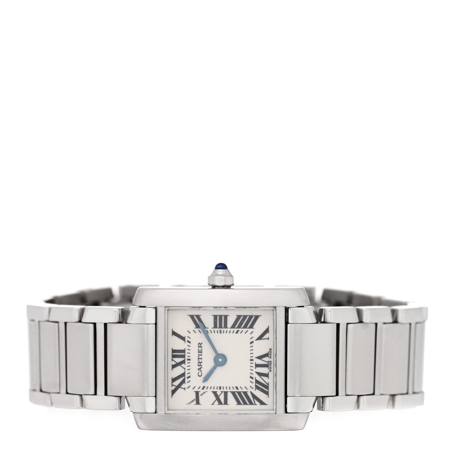 Cartier Stainless Steel 20mm Tank Francaise Quartz Watch 2 of 4