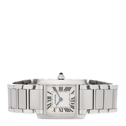Cartier Stainless Steel 20mm Tank Francaise Quartz Watch 2 of 4