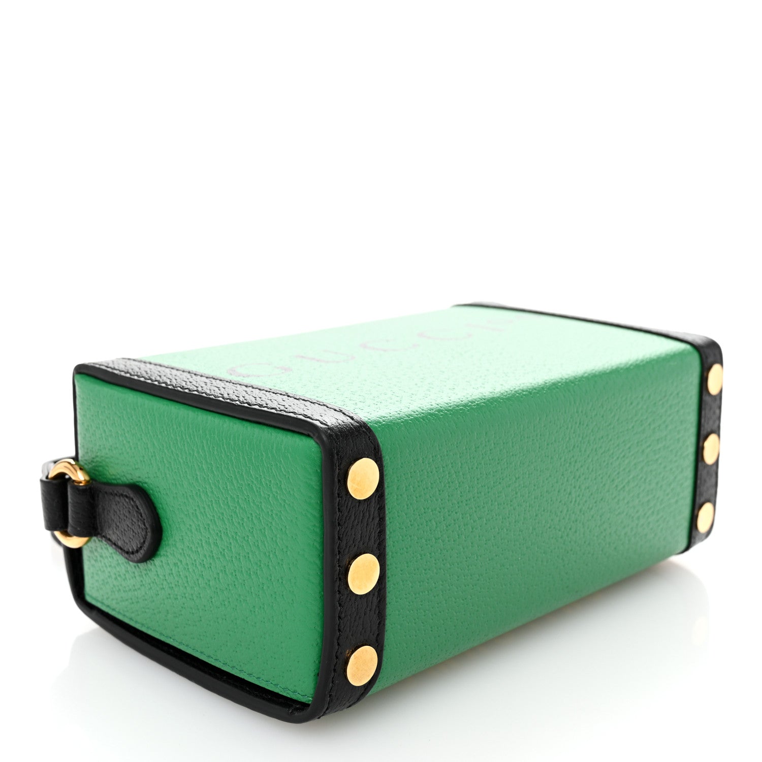 Gucci Grained Calfskin Gucci 100 Mini Bag Green 4 of 10