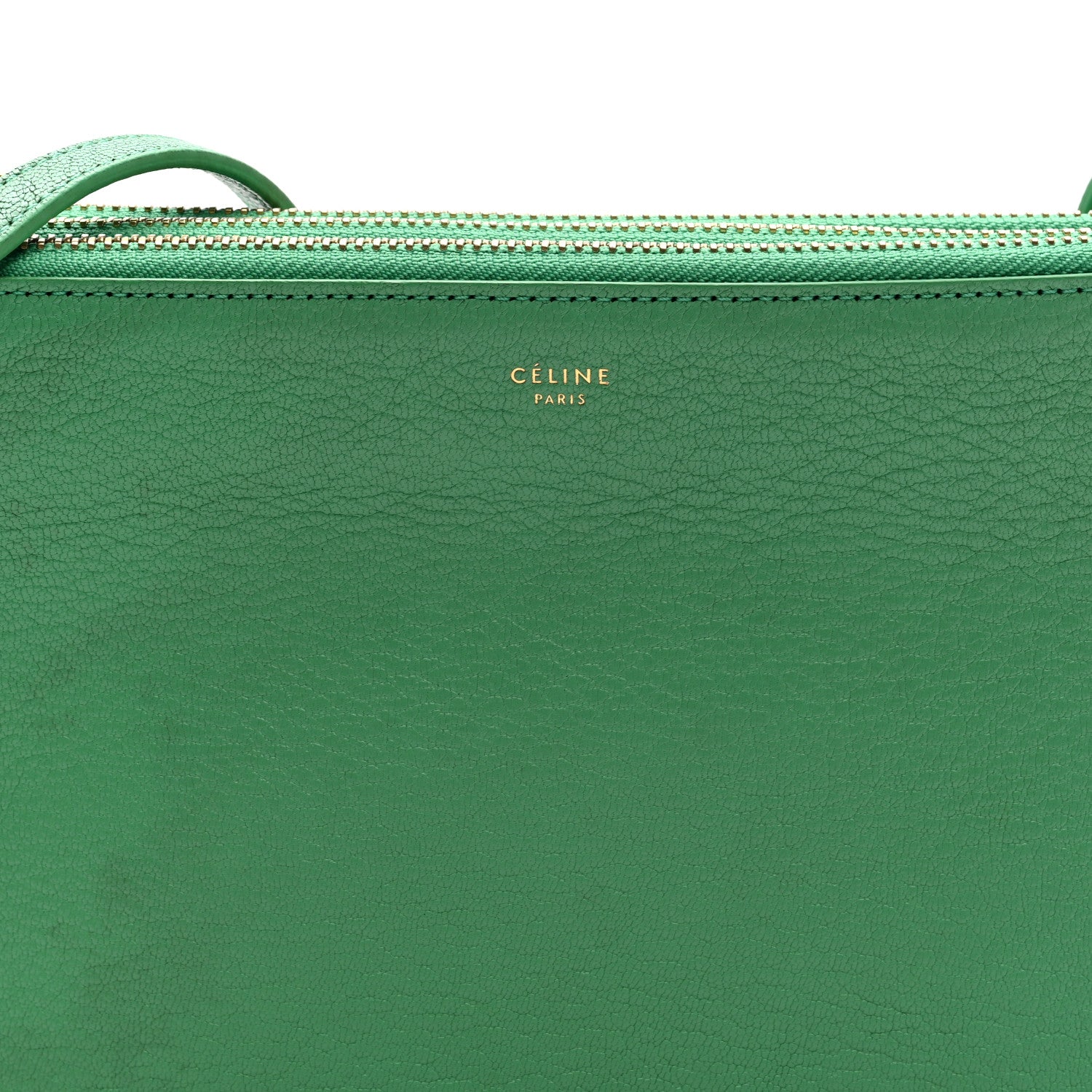 Celine Goatskin Small Trio Crossbody Bag Palm 9 of 11