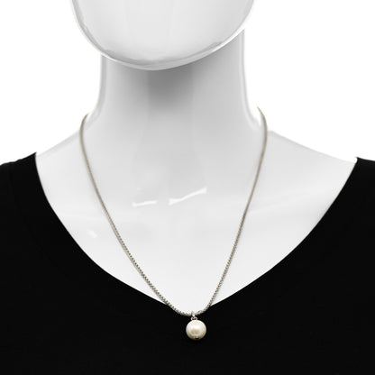 John Hardy Sterling Silver 12mm Pearl Classic Chain Pendant Necklace 2 of 5