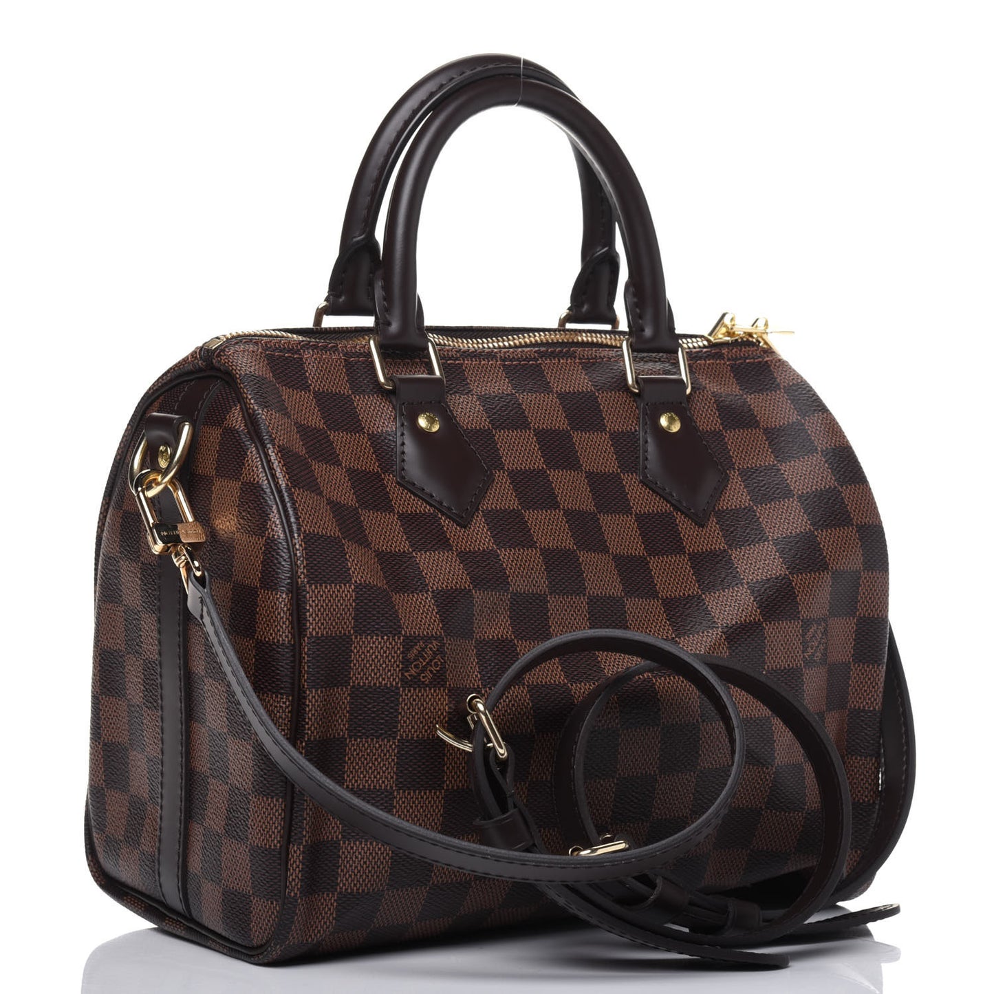 Damier Ebene Speedy Bandouliere 25