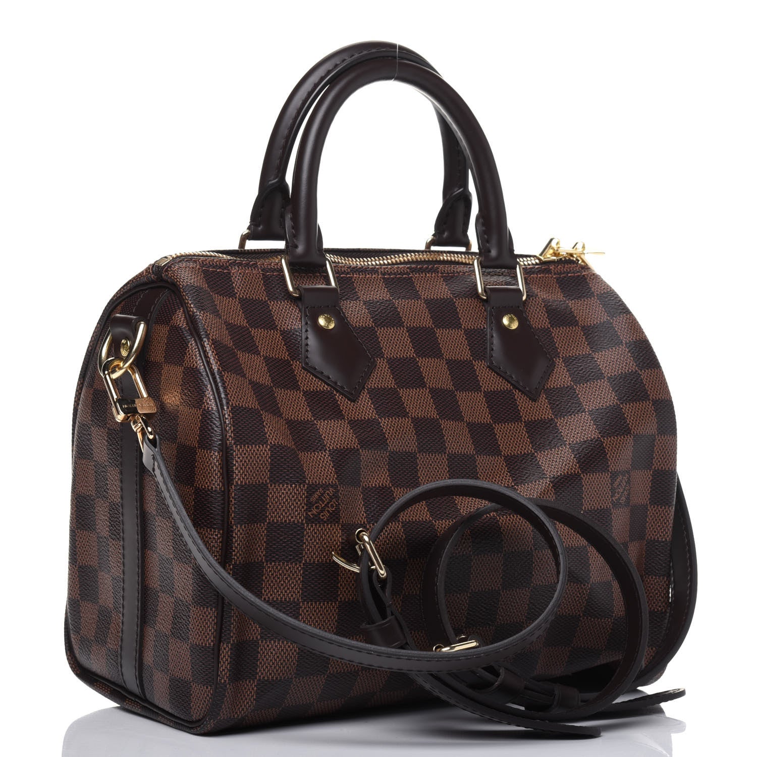 Louis Vuitton Damier Ebene Speedy Bandouliere 25 4 of 14