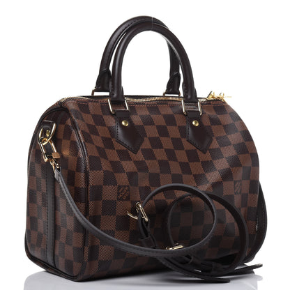 Louis Vuitton Damier Ebene Speedy Bandouliere 25 4 of 14