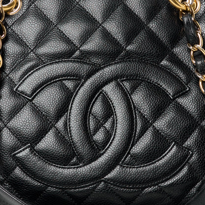 Chanel Caviar Quilted Grand Shopping Tote GST Black 8 of 10