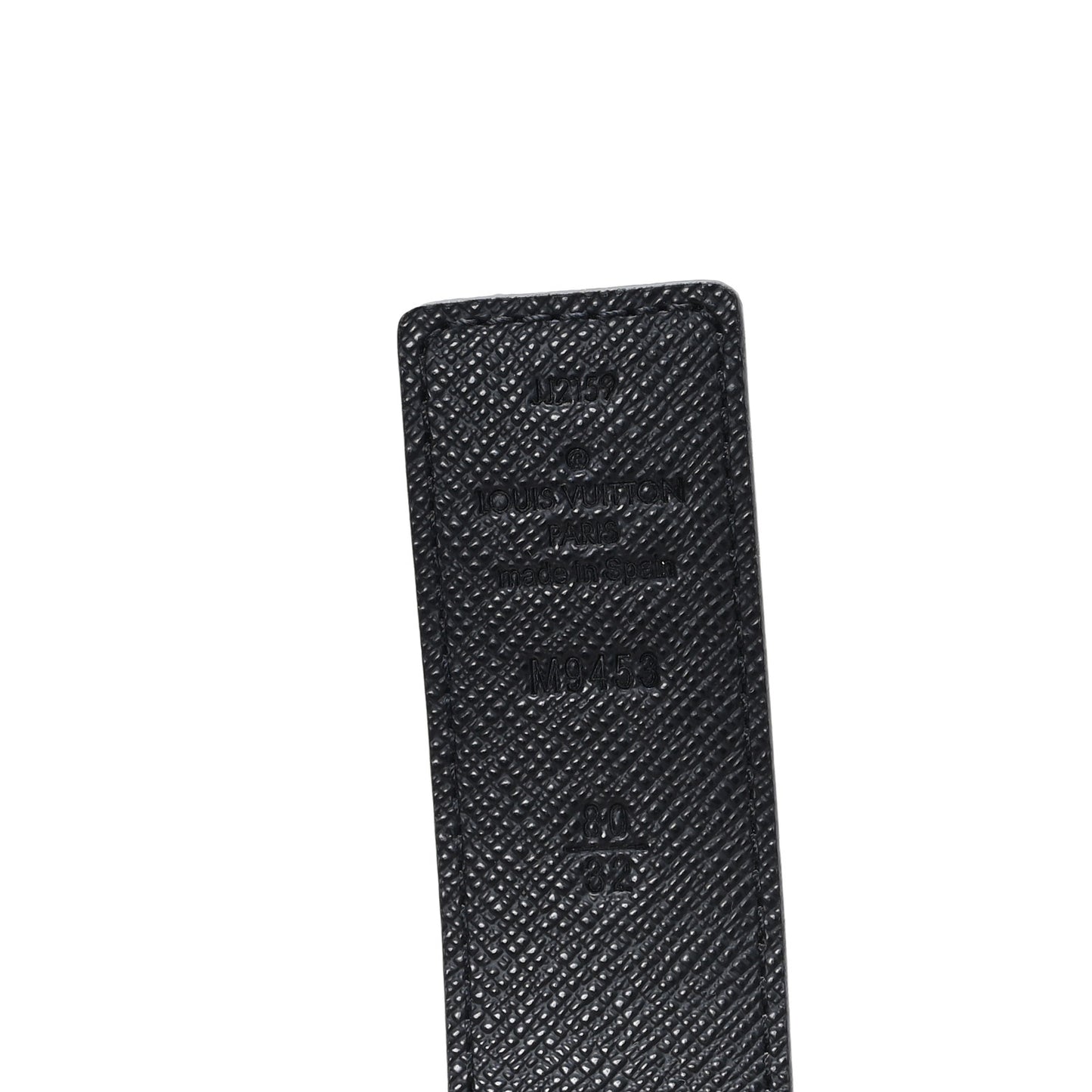 Calfskin Monogram 30mm LV Initiales Reversible Belt 80 32 Black