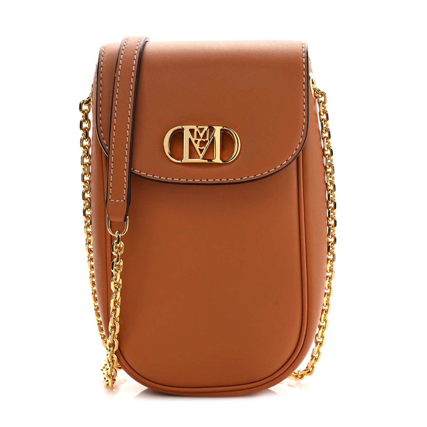 Nappa Mode Travia Crossbody Phone Case Cognac
