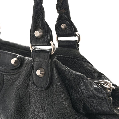 Balenciaga Agneau Classic Hardware Square Tote Black 13 of 17