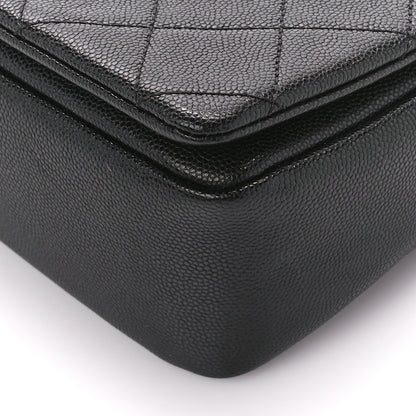 Chanel Caviar Quilted Small Fashion Therapy Flap Bag Black 11 of 11
