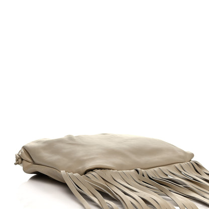 Bottega Veneta Nappa The Fringe Pouch Shoulder Bag Beige 4 of 10