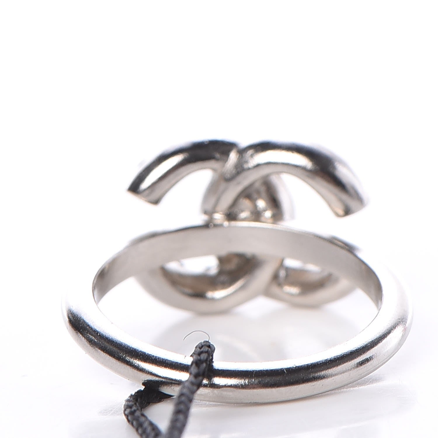 Chanel Crystal CC Ring 54 Iridescent 4 of 6