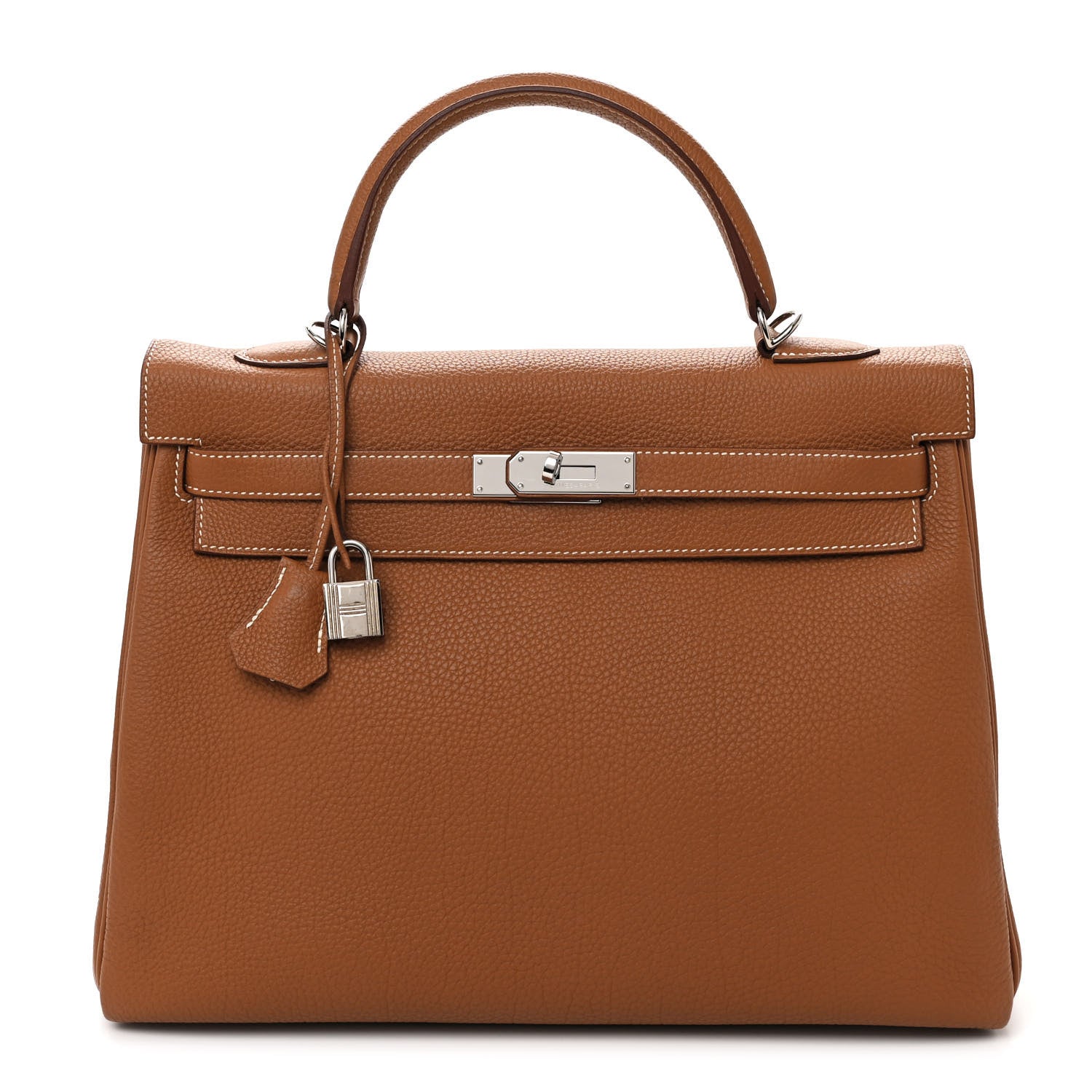 Hermes Togo Kelly Retourne 35 Gold 1 of 12