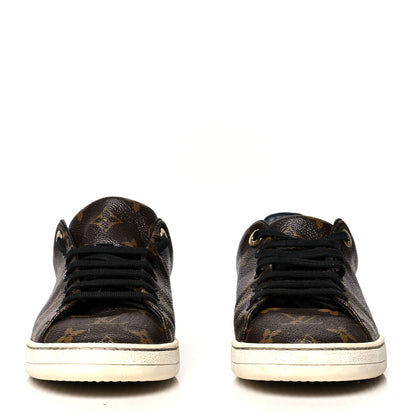 Louis Vuitton Patent Monogram Frontrow Sneakers 38 2 of 10