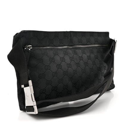 Gucci GG Monogram Double Pocket Belt Bag Black 3 of 11