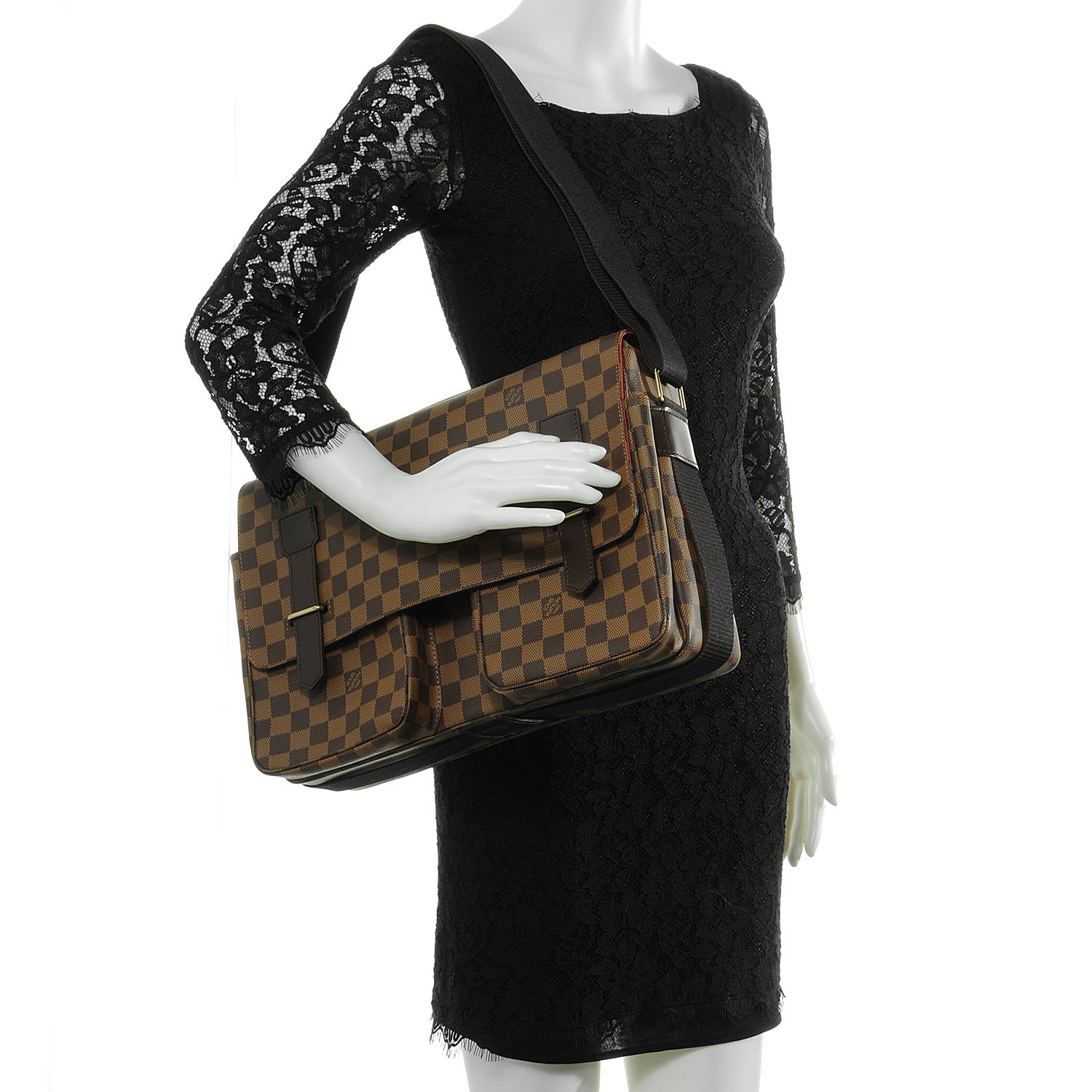 Louis Vuitton Damier Ebene Broadway Messenger Bag 2 of 8