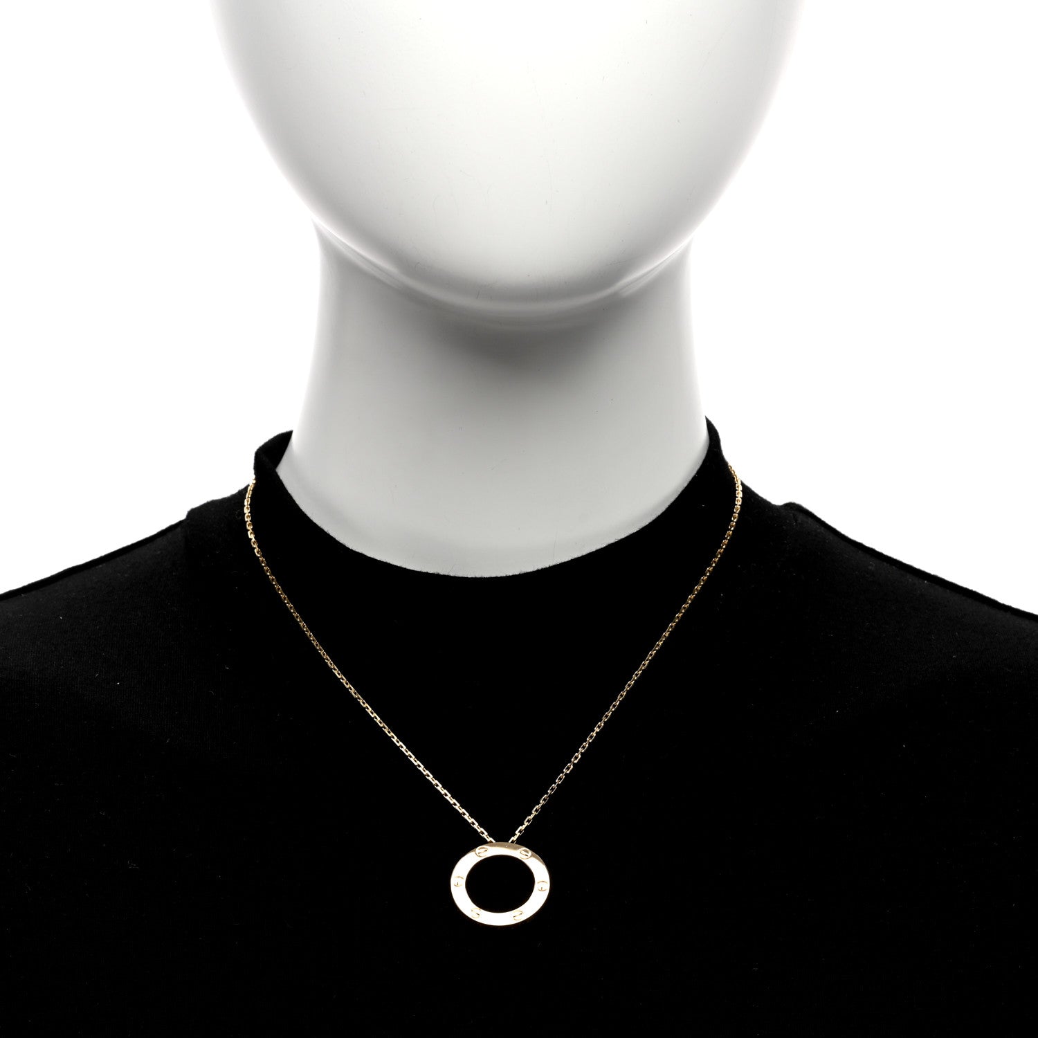 Cartier 18K Yellow Gold LOVE Pendant Necklace 3 of 6