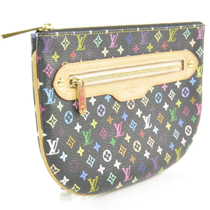 Louis Vuitton Monogram Multicolor Pochette Plate GM Black 3 of 8