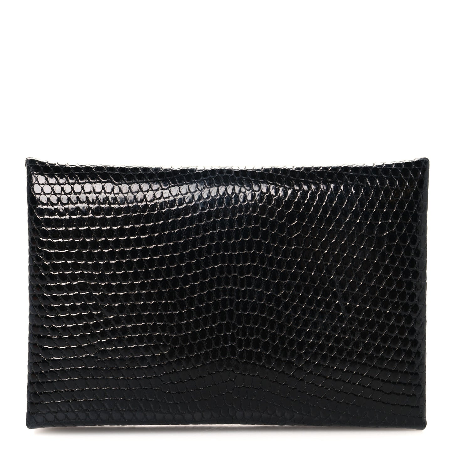 Lizard Calvi Card Case Black