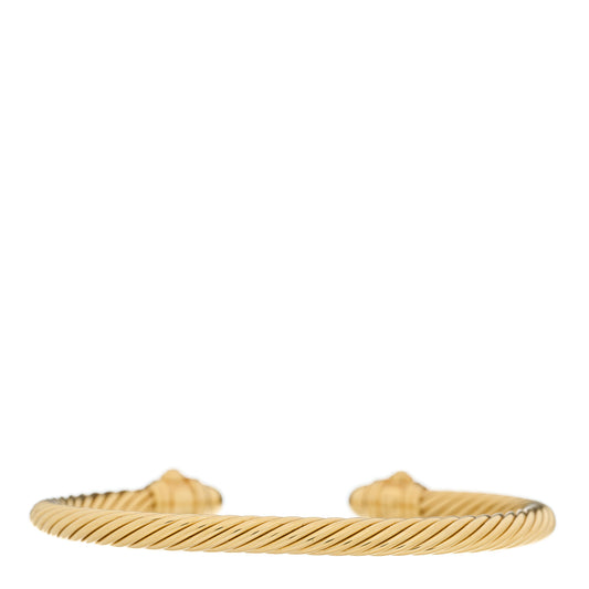 18K Yellow Gold Diamond 5mm Pave Renaissance Bracelet