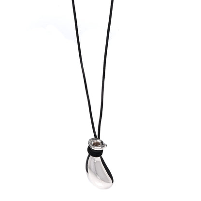Tiffany Sterling Silver Silk Elsa Peretti Bottle Jug Pendant Necklace 1 of 7