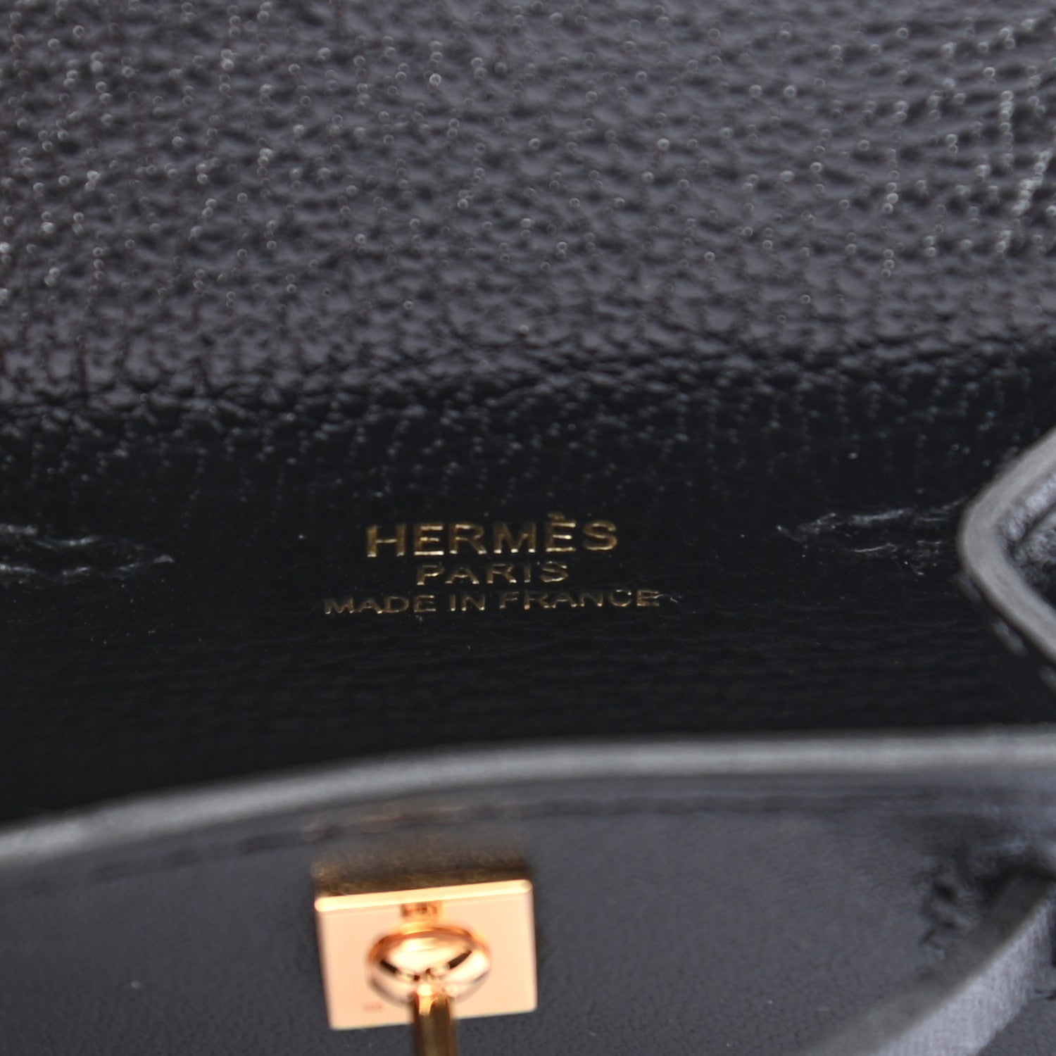 Hermes Tadelakt Mini Kelly Twilly Bag Charm Black 3 of 4