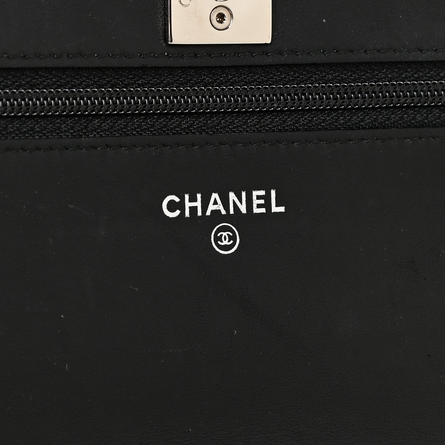 Chanel Lambskin Quilted Trendy CC Wallet On Chain WOC Black 6 of 22