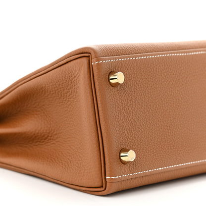 Hermes Togo Kelly Retourne 25 Gold 9 of 11