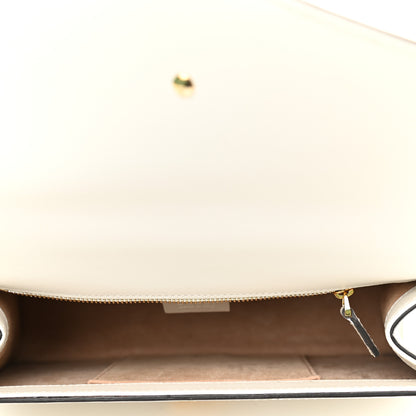 Gucci Calfskin Small Sylvie Shoulder Bag Off White 5 of 9