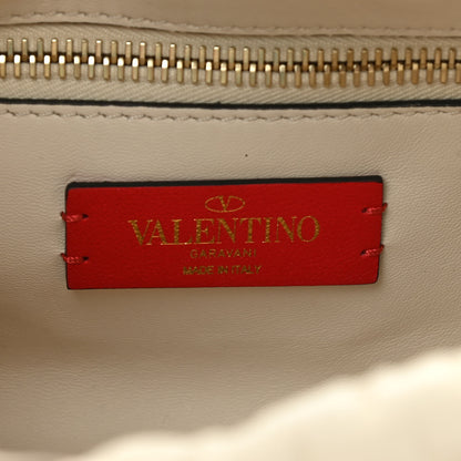 Valentino Garavani Nappa Spikeme Clutch Ivory 6 of 9