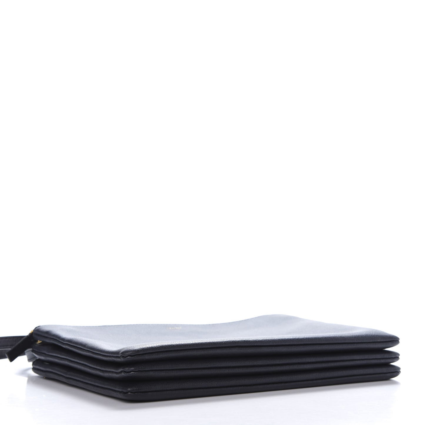 Goatskin Large Trio Crossbody Bag Dark Blue