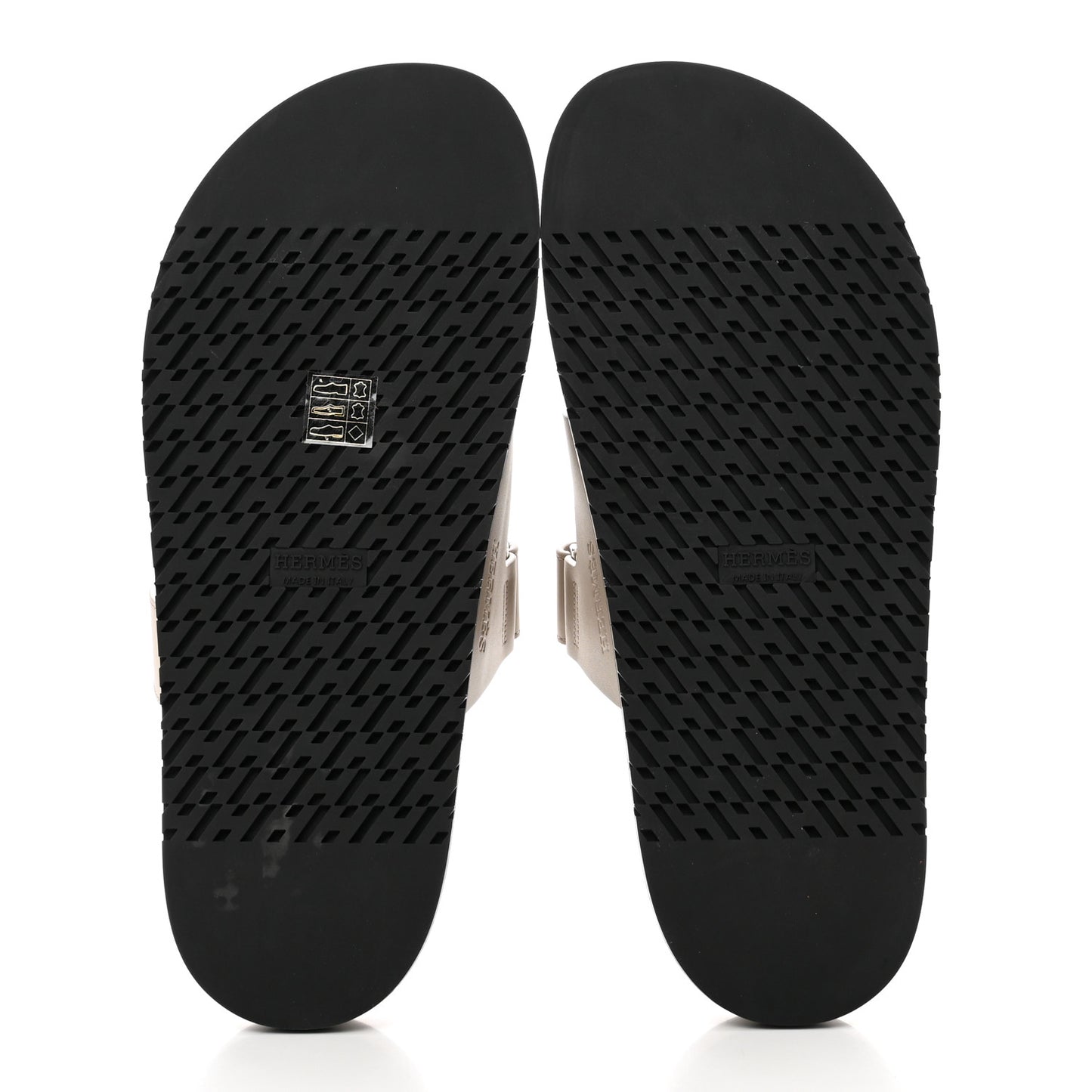Calfskin Mens Chypre Sandals 41 Beige Mastic