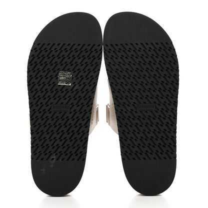 Hermes Calfskin Mens Chypre Sandals 41 Beige Mastic 5 of 9