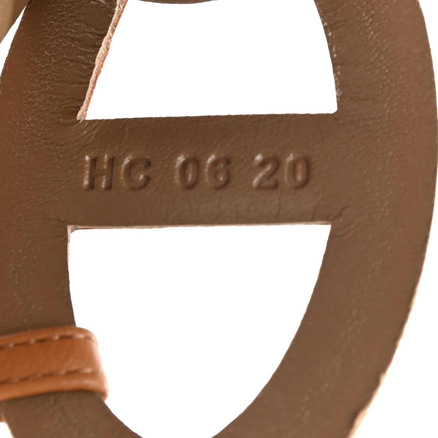 Hermes Nappa Womens Beach Sandals 36 Beige Dore 8 of 8