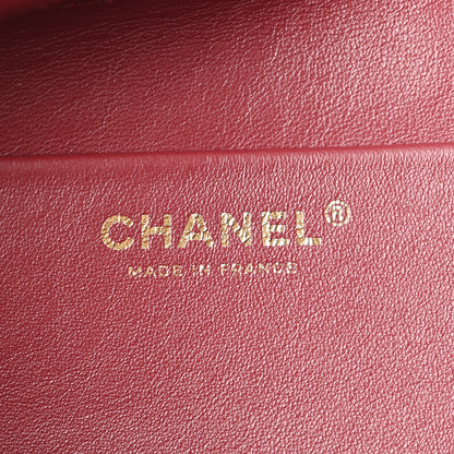 Chanel Grained Calfskin Small Souplissimo Maxi Flap Burgundy 6 of 10