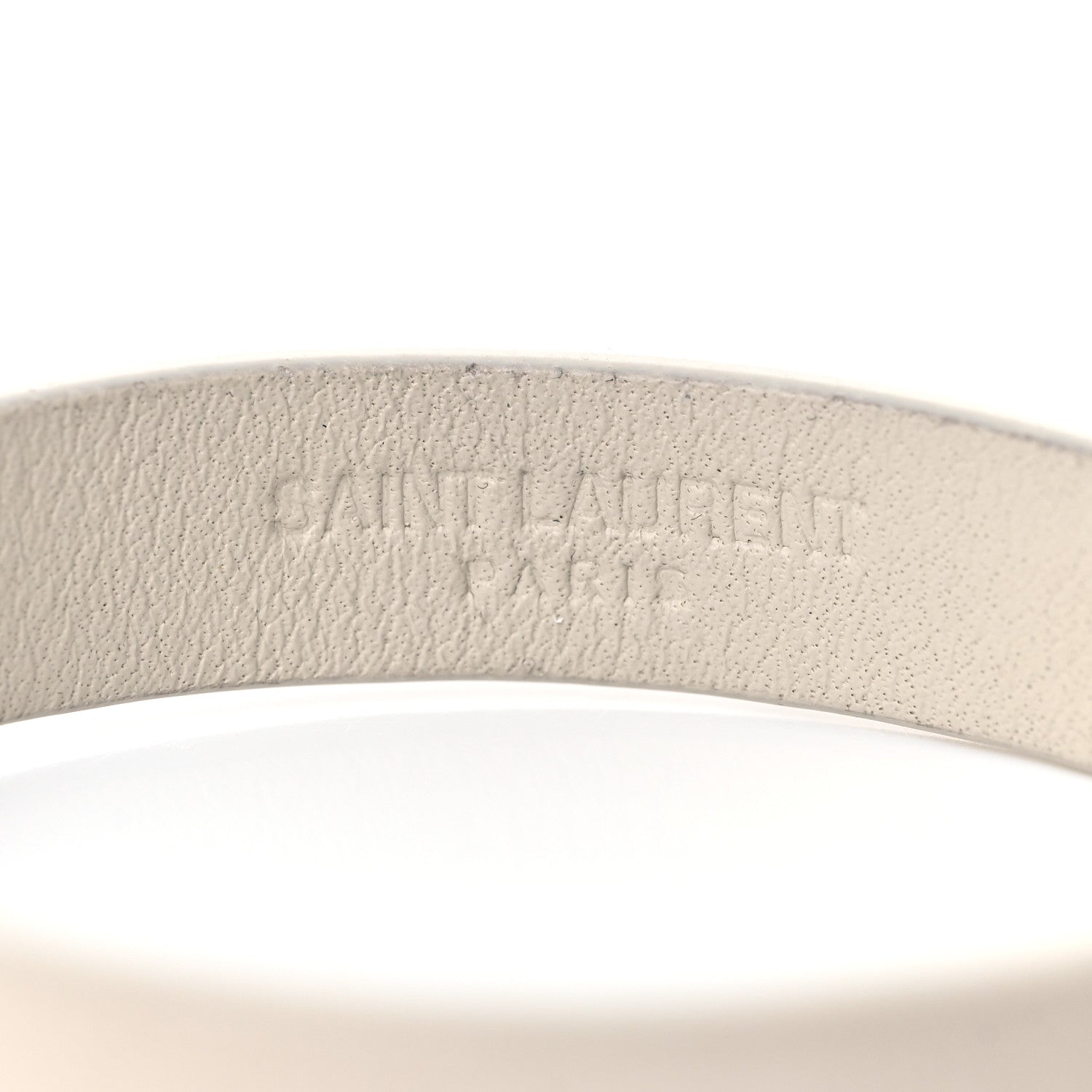 Saint Laurent Calfskin Opyum Bracelet M Crema Soft 5 of 10