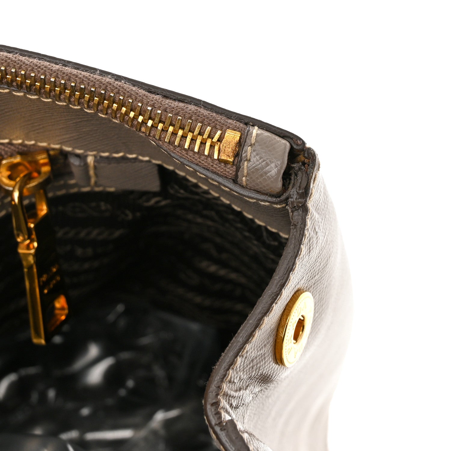 Prada Saffiano Medium Galleria Double Zip Tote Argilla 11 of 15