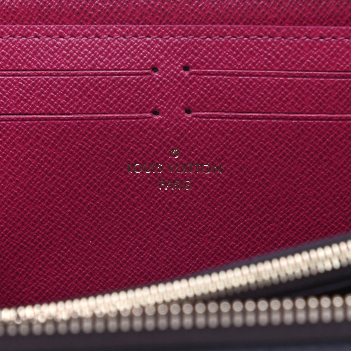 Monogram Clemence Wallet Fuchsia