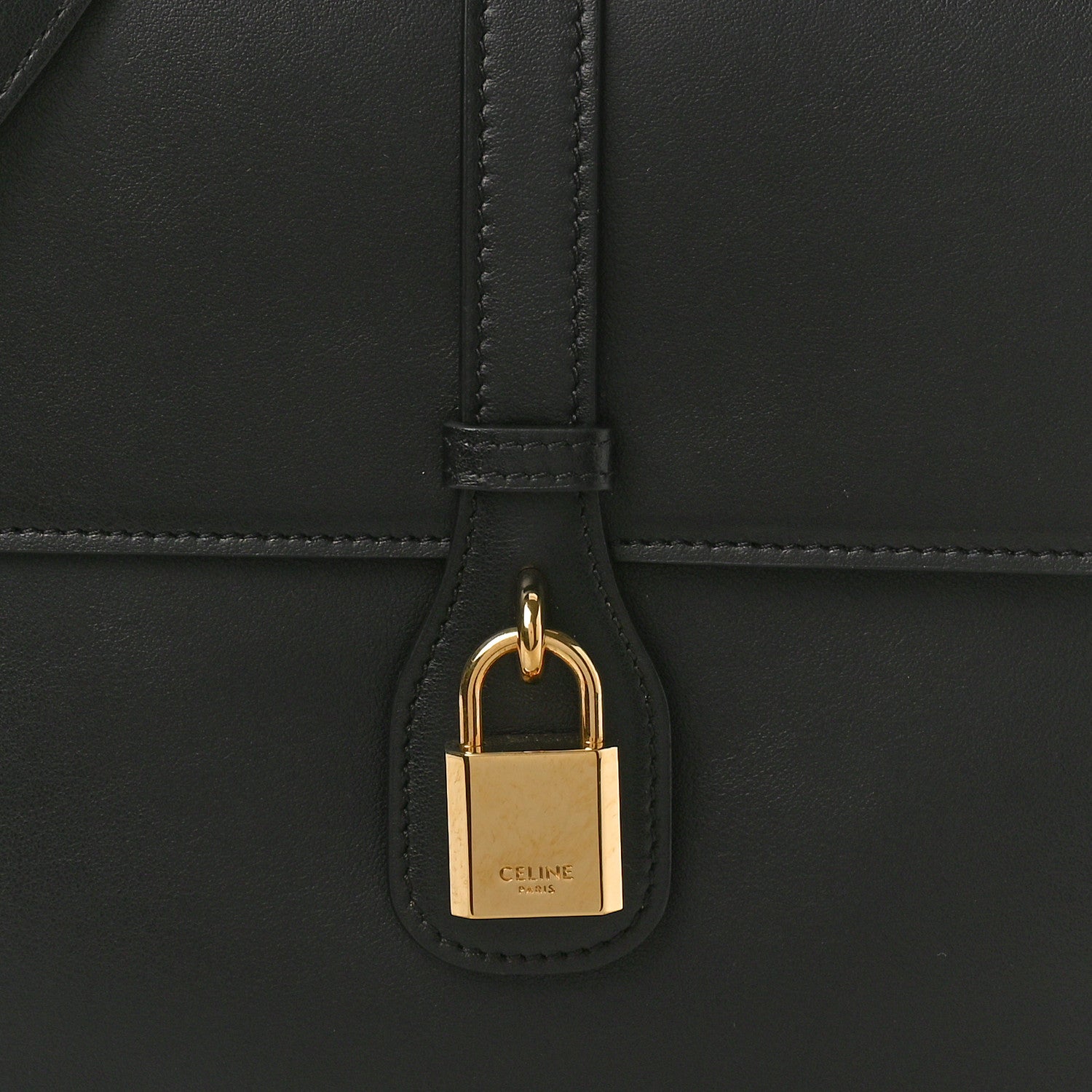 Celine Smooth Calfskin Medium Tabou Black 7 of 9
