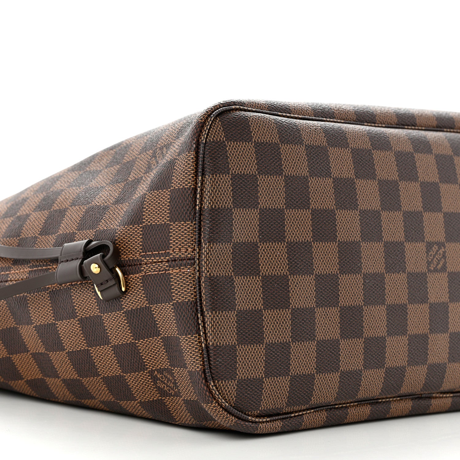 Louis Vuitton Damier Ebene Neo Neverfull MM Rose Ballerine 9 of 10