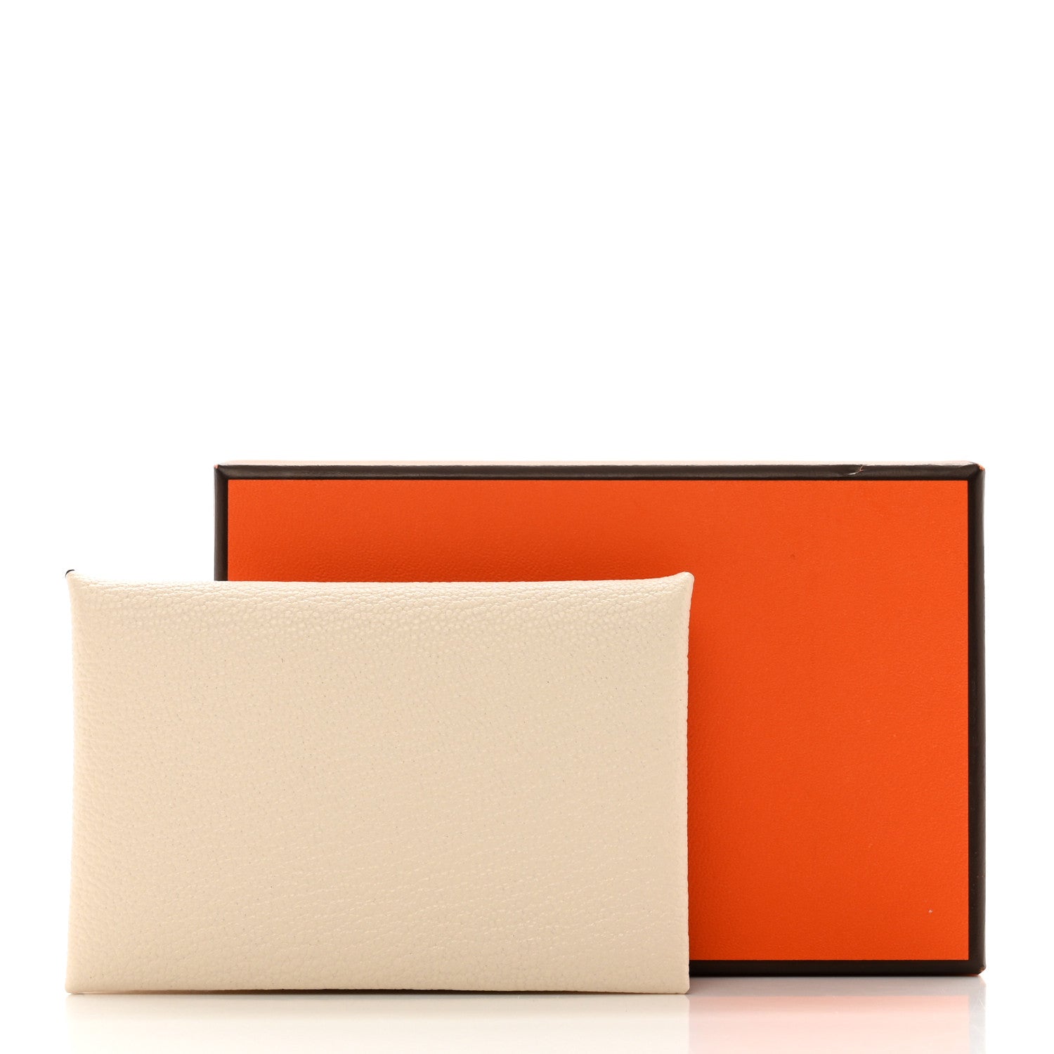 Hermes Chevre Mysore Verso Calvi Card Case Nata Quebracho 7 of 7