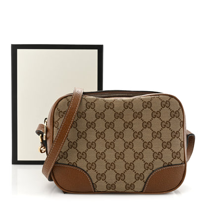 Gucci Monogram Mini Bree Messenger Bag Beige Tabacco 18 of 18