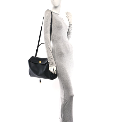 Balenciaga Natural Smooth Calfskin Medium Rodeo Top Handle Handbag Black 2 of 9