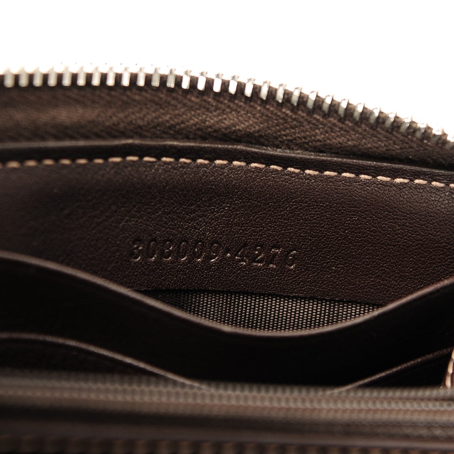 Monogram GG Supreme Zip Around Wallet Cocoa