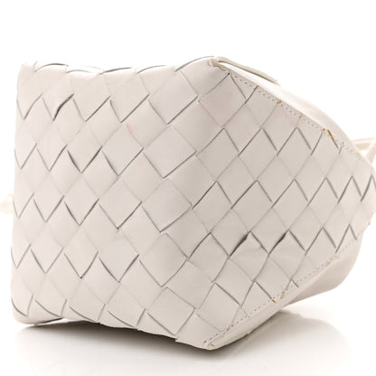 Bottega Veneta Nappa Intrecciato The Mini Knot Shoulder Bag Chalk 9 of 15