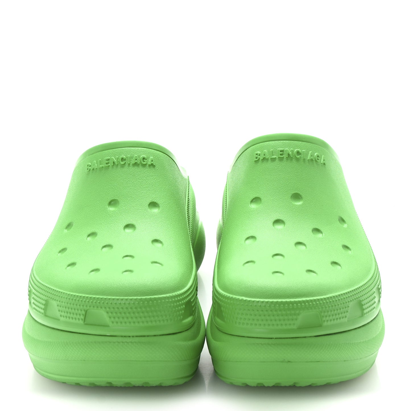 X CROCS Rubber Womens Mules 38 Grass Green