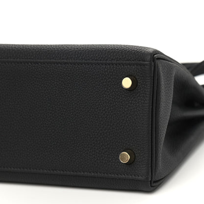 Hermes Togo Lizard Kelly Retourne Touch 25 Black 10 of 10